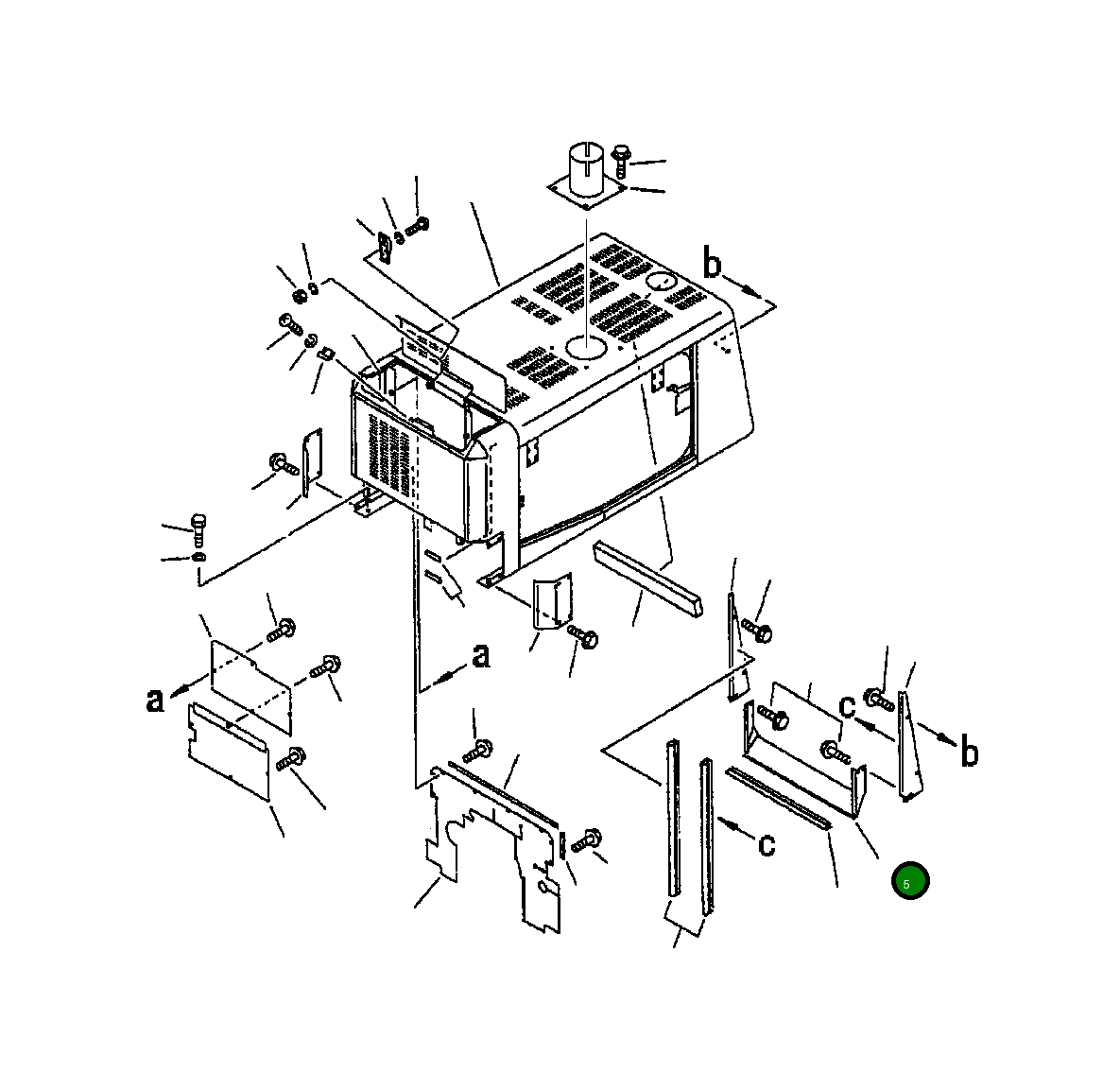 Крышка 419-54-A2150 Komatsu