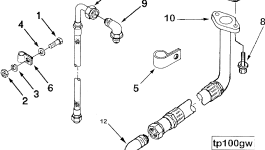Клипса CU69465 Komatsu