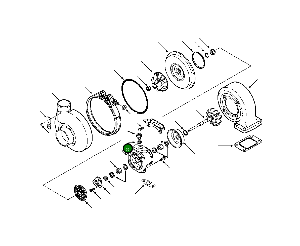 Кольцо уплотнительное (O-Ring) 1294 458 H1  Komatsu