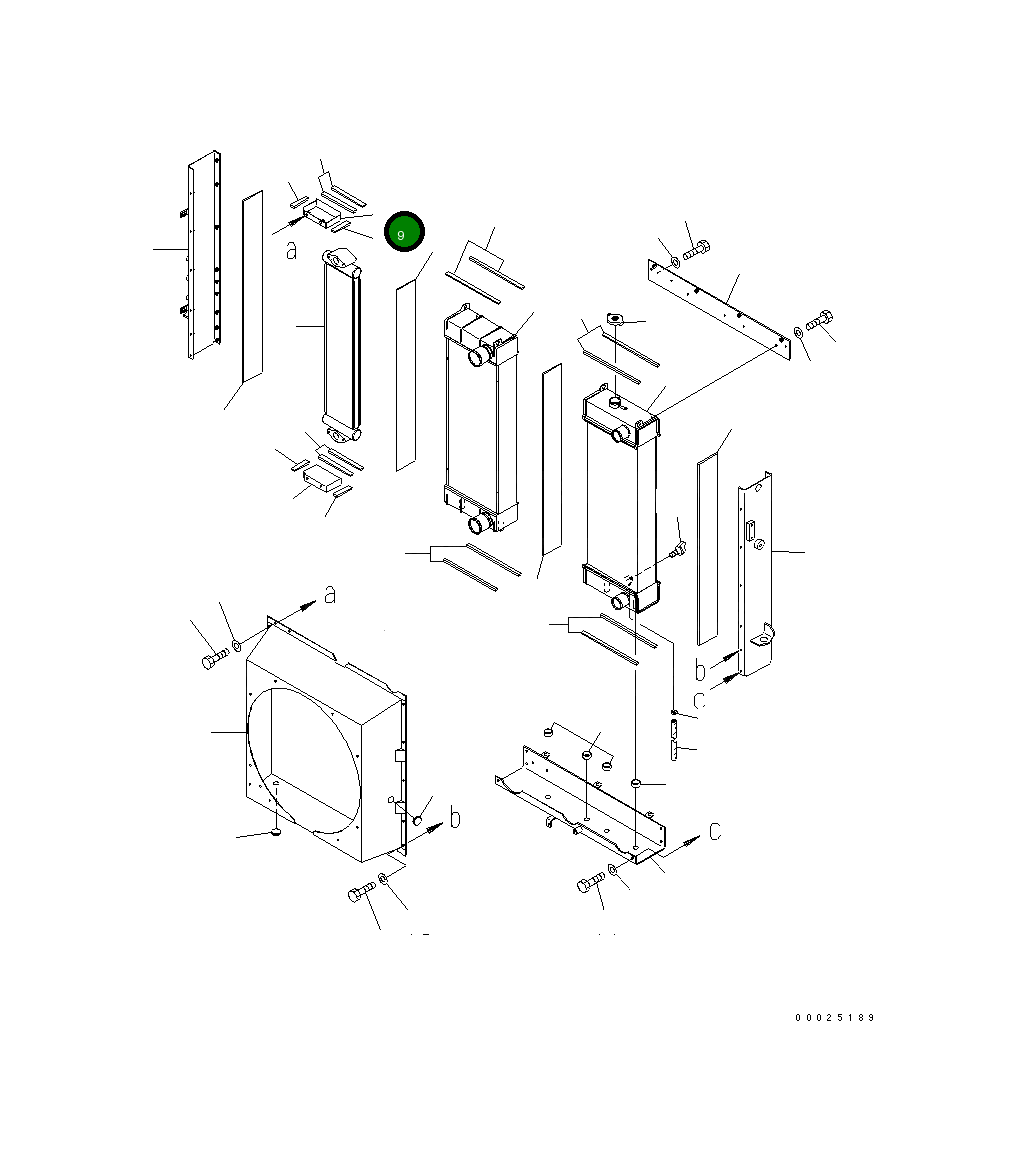 Крышка 23D-03-34150 Komatsu