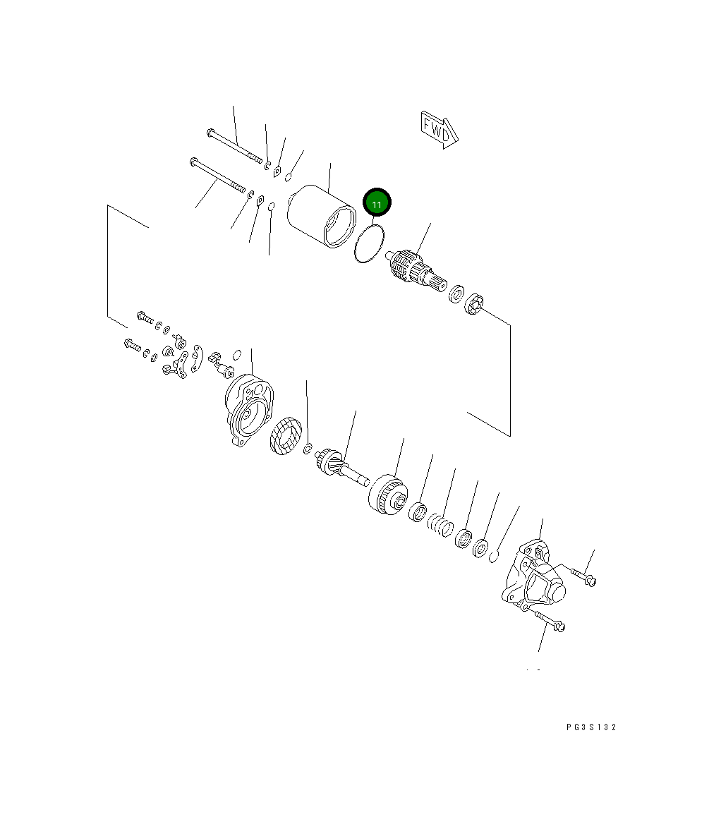 Кольцо уплотнительное (O-Ring) HD31206KN7670 Komatsu