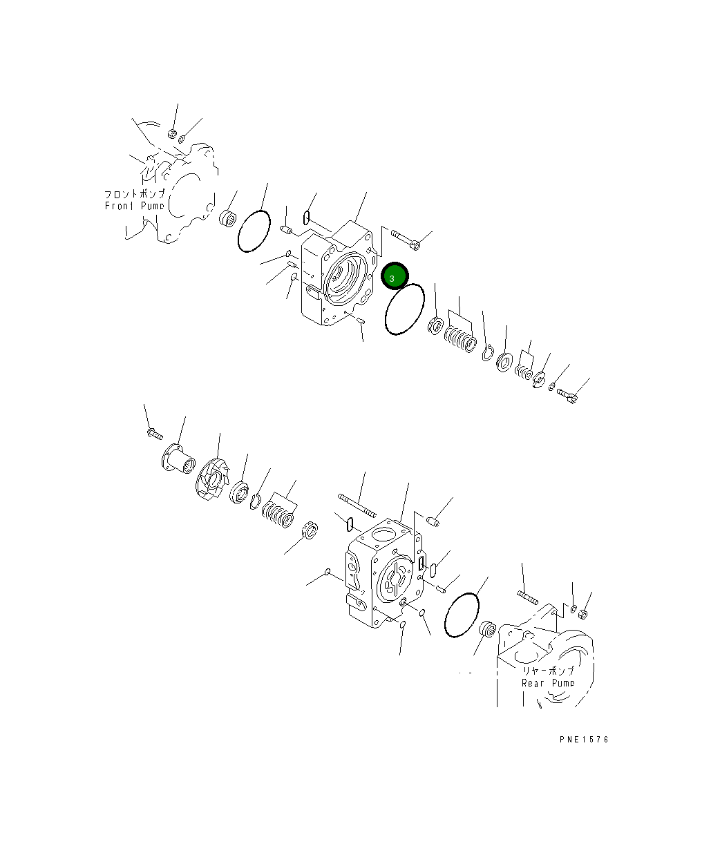 Кольцо уплотнительное (O-Ring) 07000-35165  Komatsu
