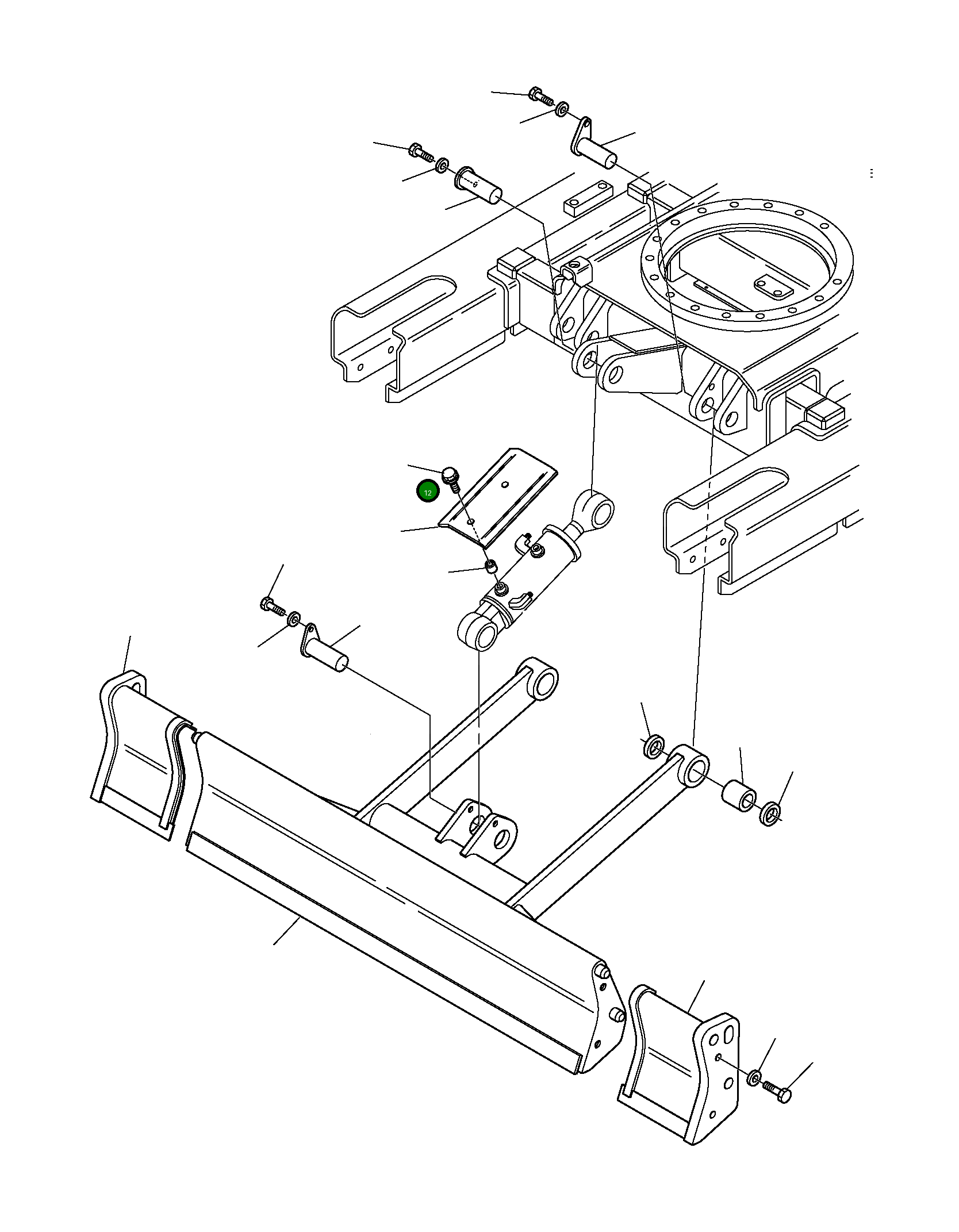 Болт 801085047 Komatsu