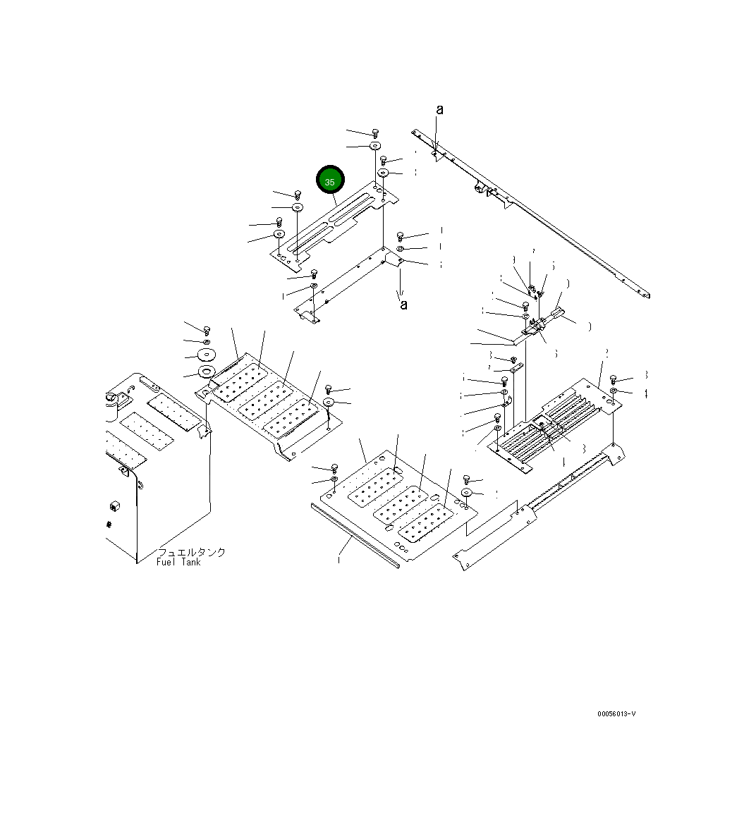Крышка 20Y-54-71730  Komatsu