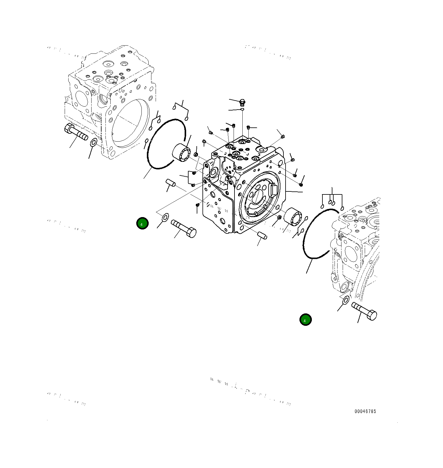 Кольцо уплотнительное (O-Ring) 07000A5165 Komatsu