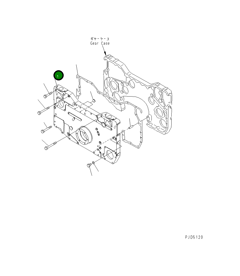 Крышка 6215-21-3134 Komatsu