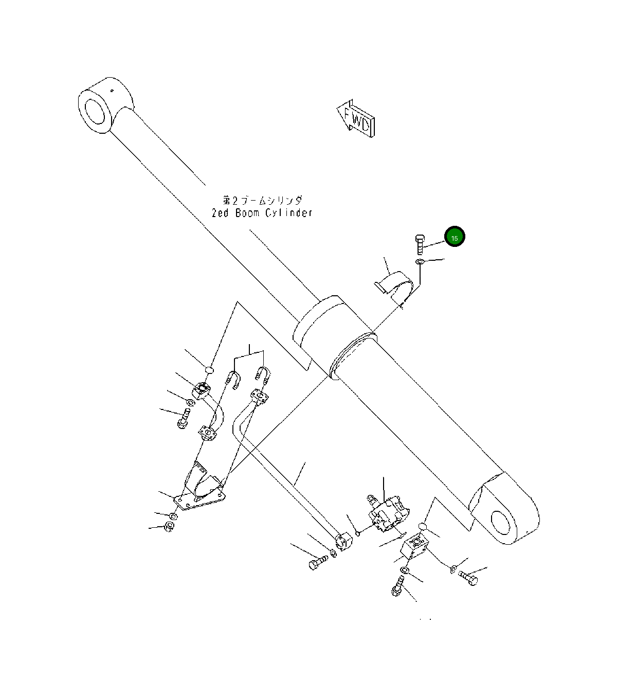 Болт 0101081080 Komatsu