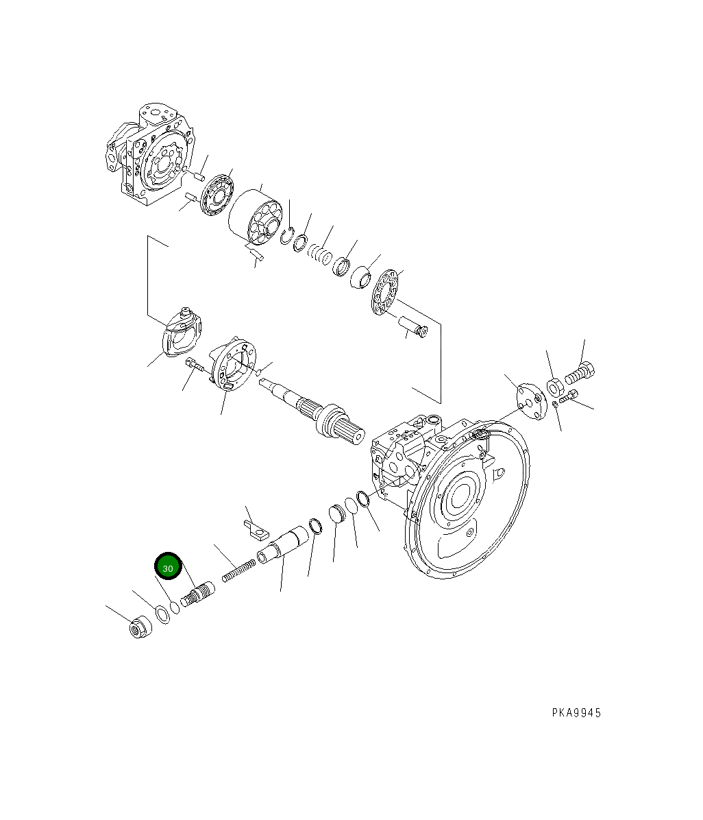 Кольцо уплотнительное (O-Ring) 708-2L-24620 Komatsu