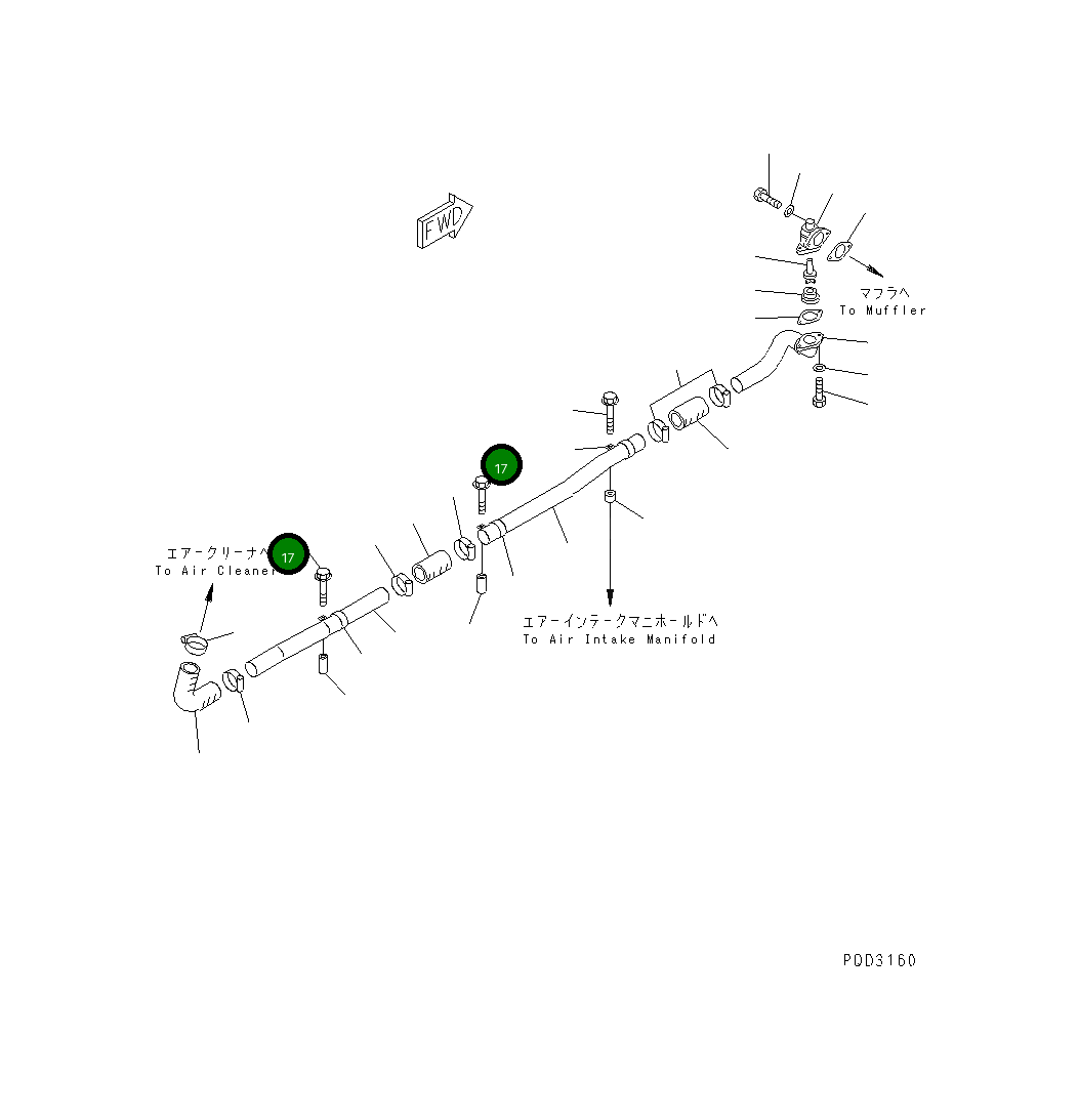 Болт 01435-00885 Komatsu