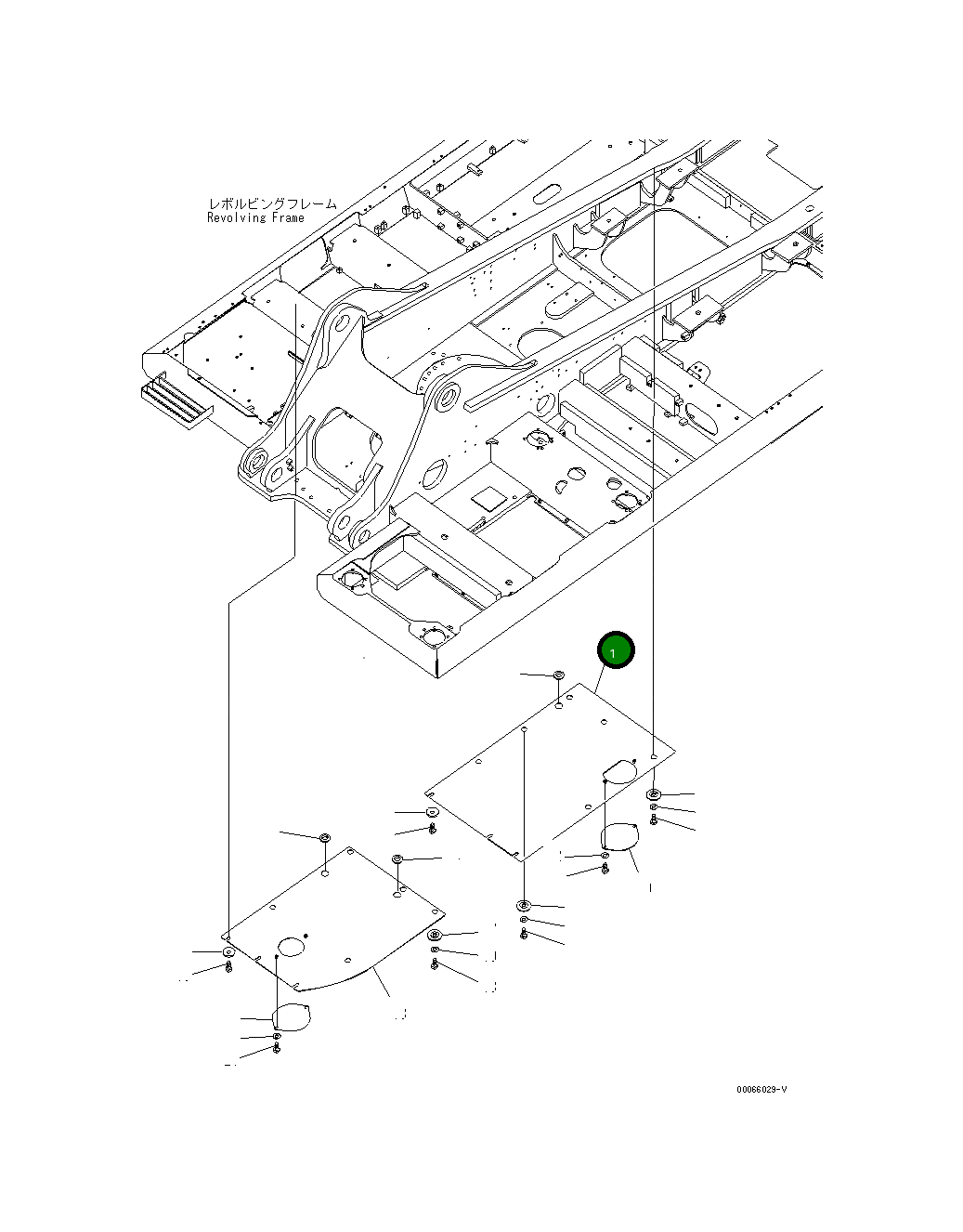 Крышка 207-54-78760 Komatsu