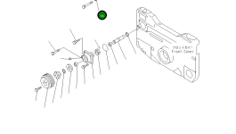 Крышка 6219-81-9110 Komatsu