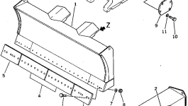 Концевой резец 198-928-2120 Komatsu
