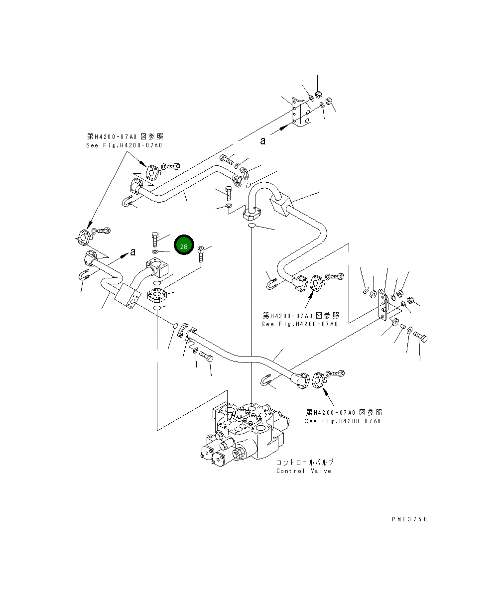 Болт 01010-51275 Komatsu