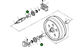 Кольцо уплотнительное (O-Ring) 728 201 C1 Komatsu
