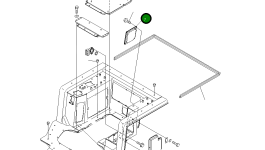 Крышка 195-54-64310 Komatsu
