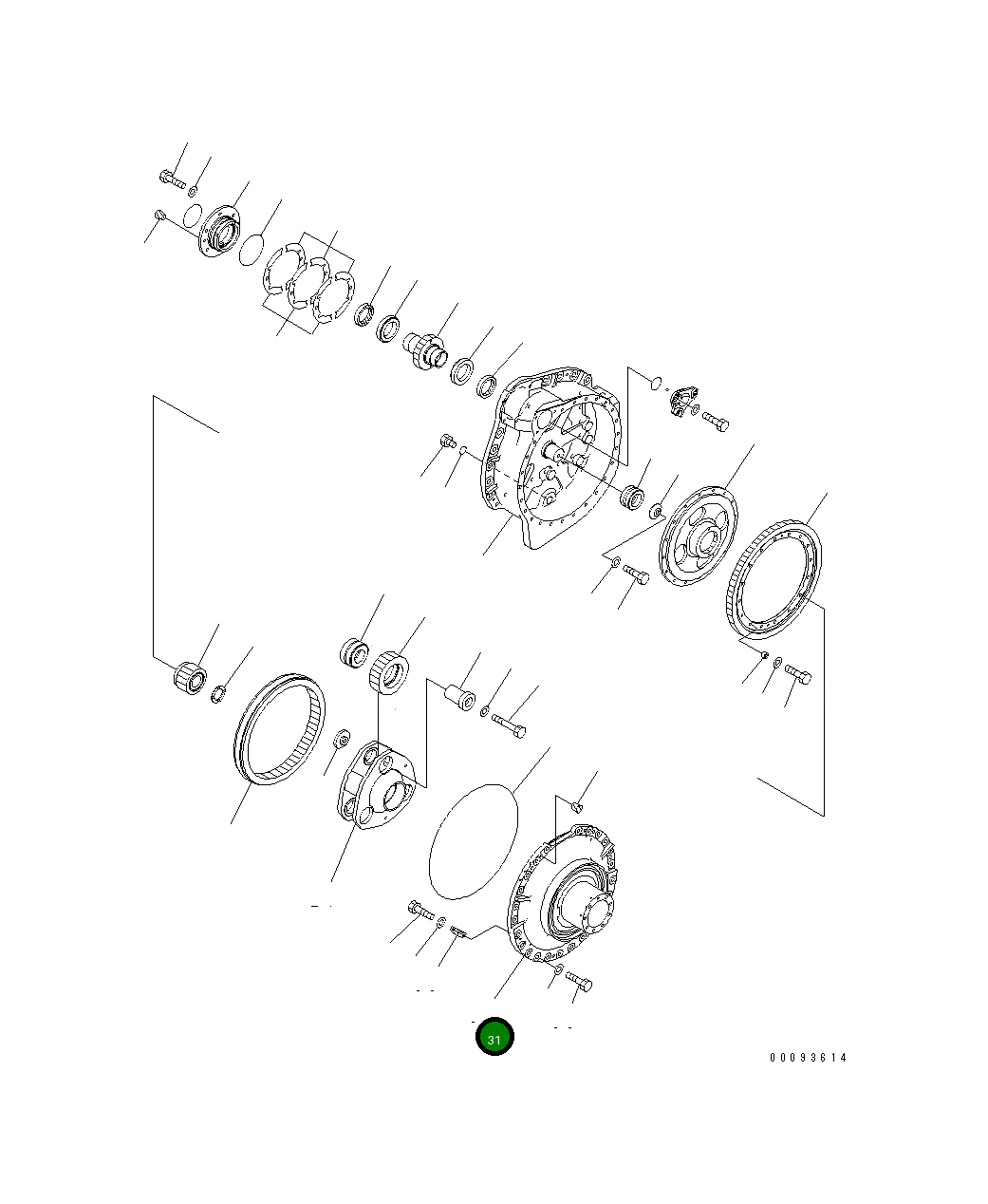 Крышка 14X-27-51131 Komatsu