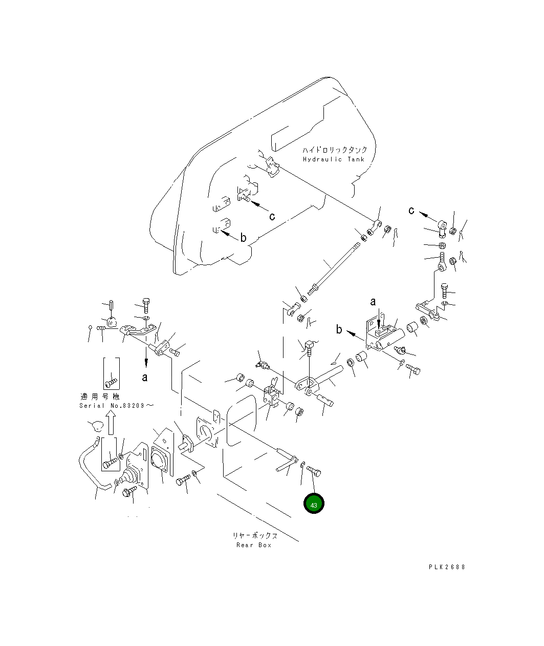 Болт 01010-80655 Komatsu