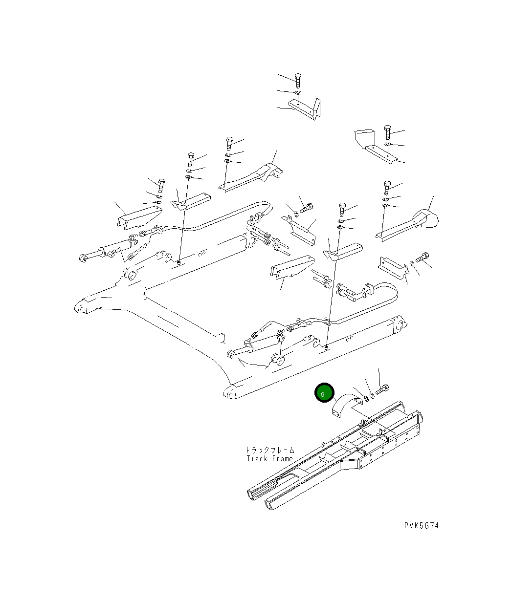 Крышка 10F-Z16-4650 Komatsu