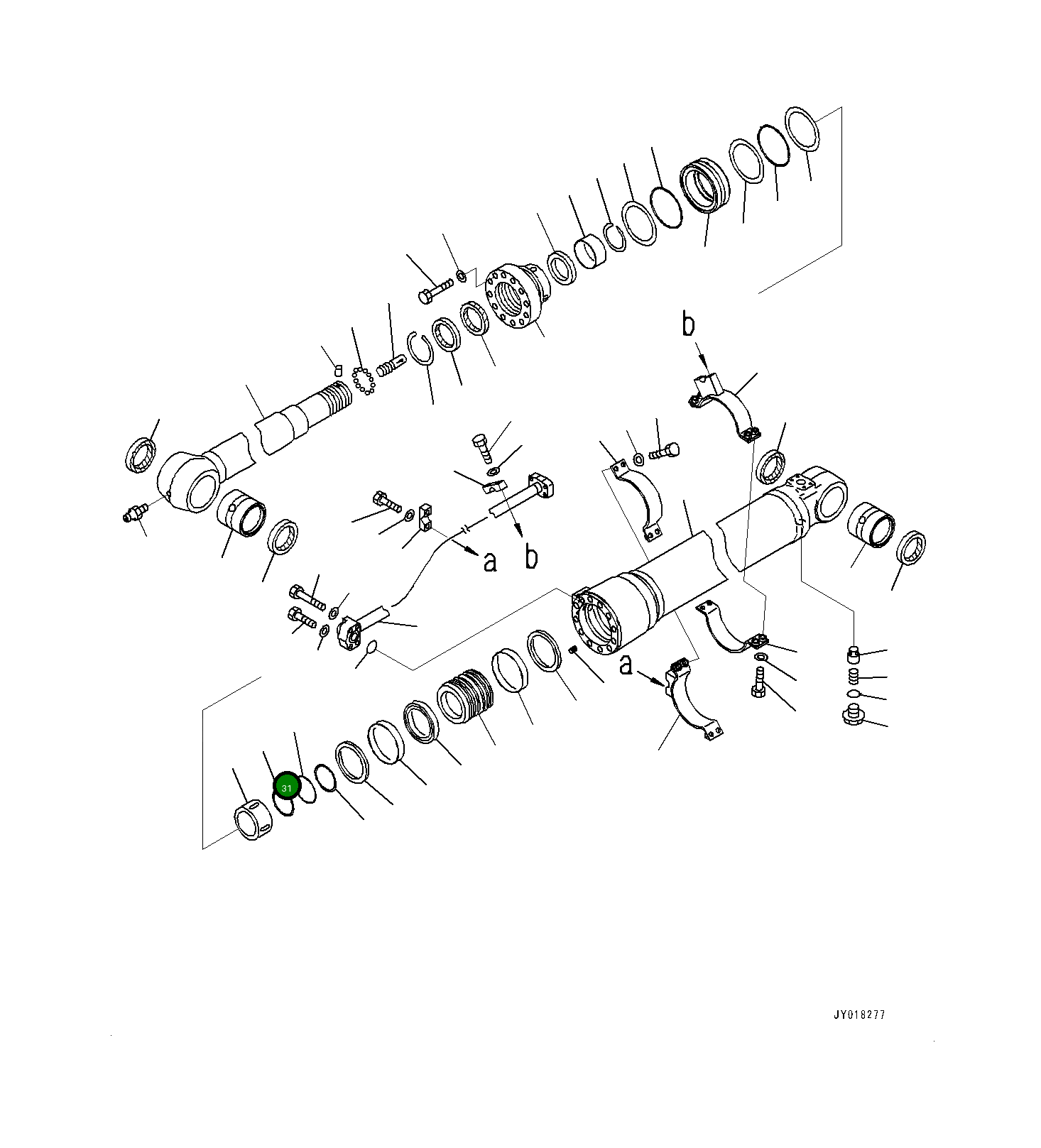 Кольцо уплотнительное (O-Ring) 07000B5085  Komatsu
