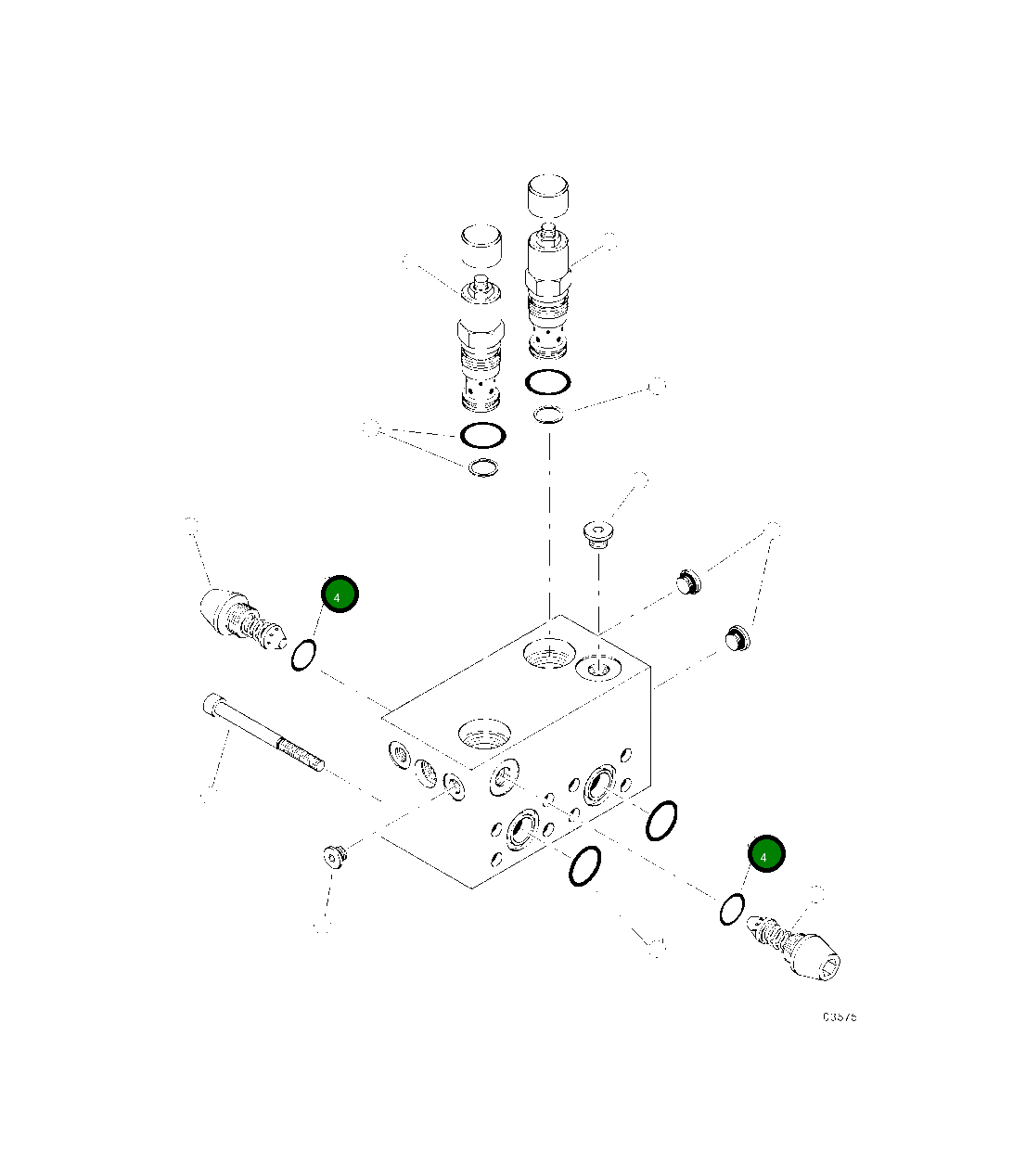 Кольцо уплотнительное (O-Ring) 28501 Komatsu