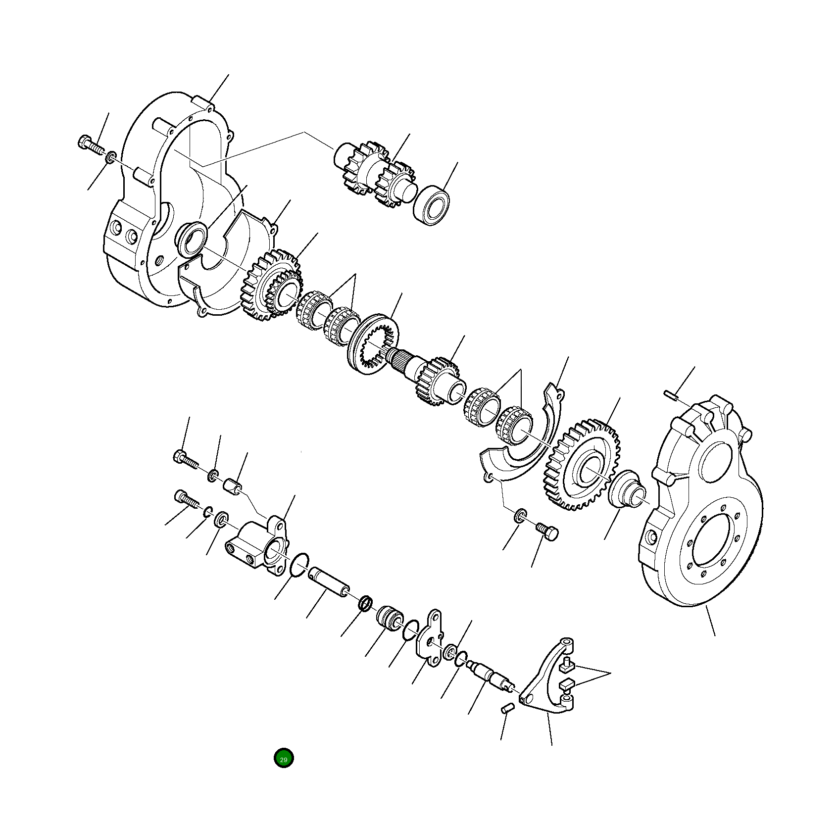 Кольцо уплотнительное (O-Ring) 22E-22-11540  Komatsu