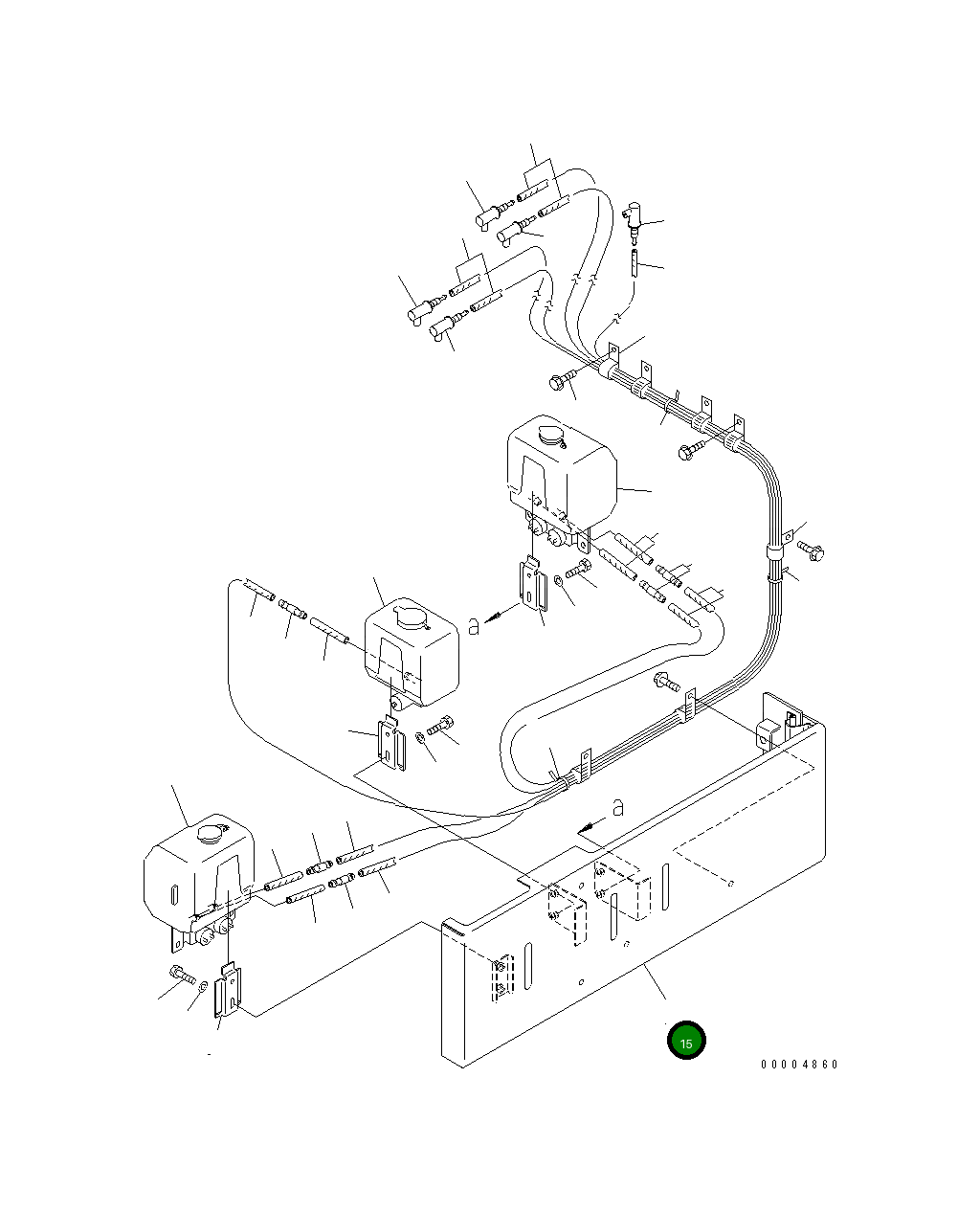 Крышка 23B-54-35360 Komatsu