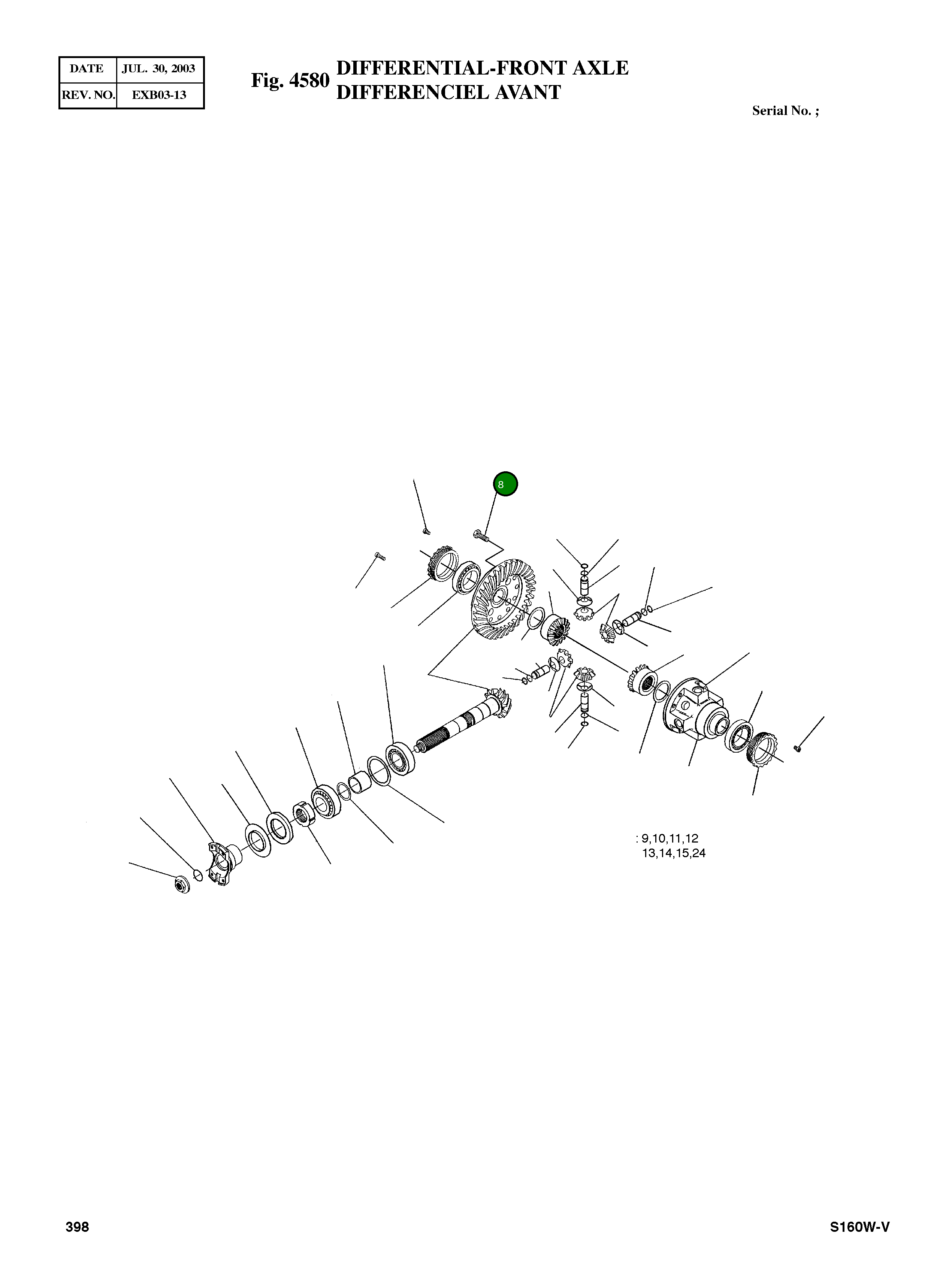 Болт 016.28.3390 Komatsu