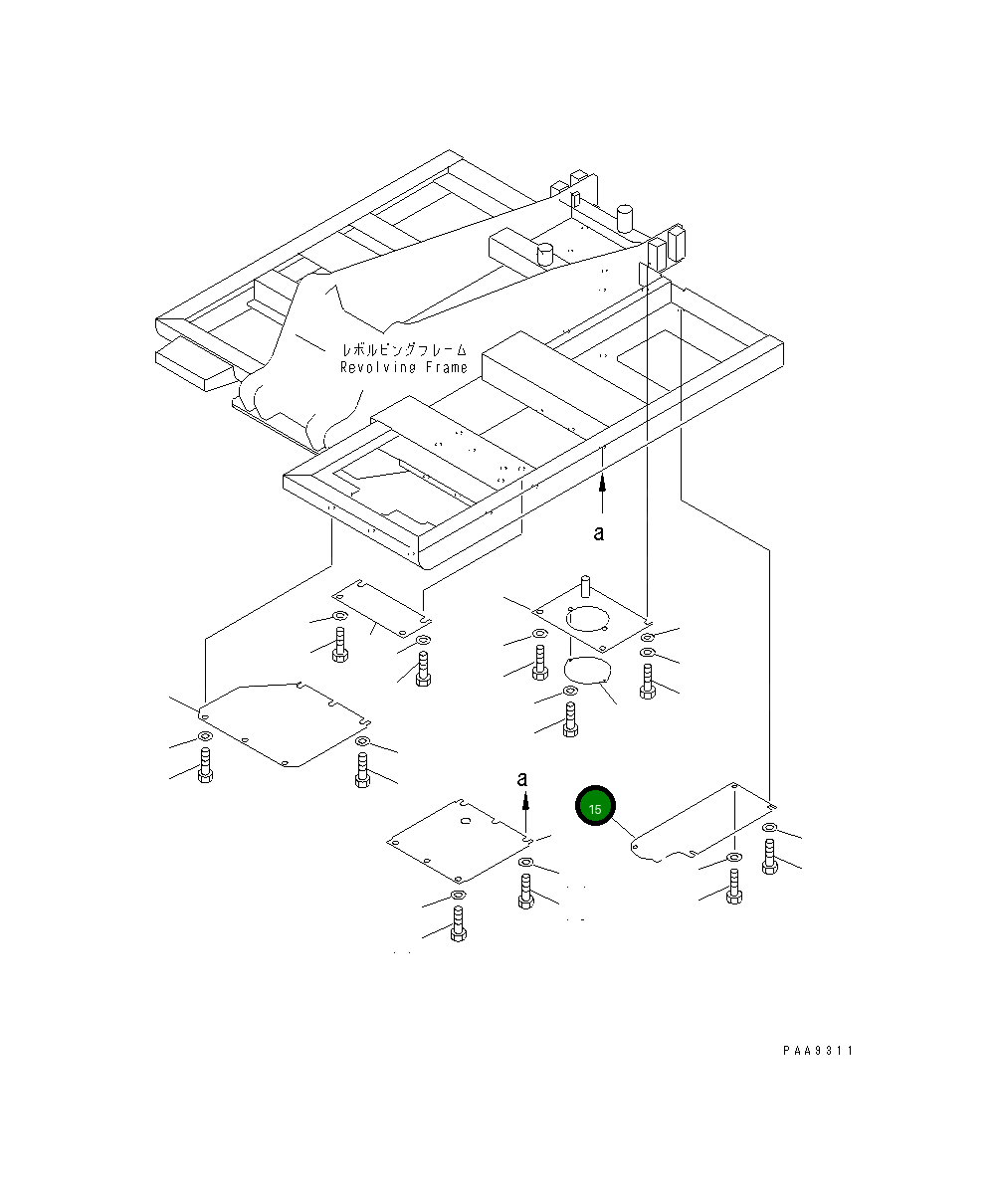 Крышка 203-54-62753 Komatsu