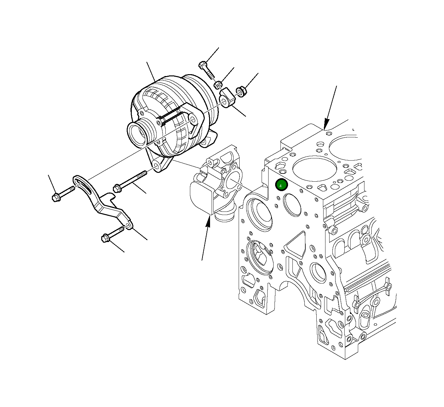Болт EA15214524 Komatsu