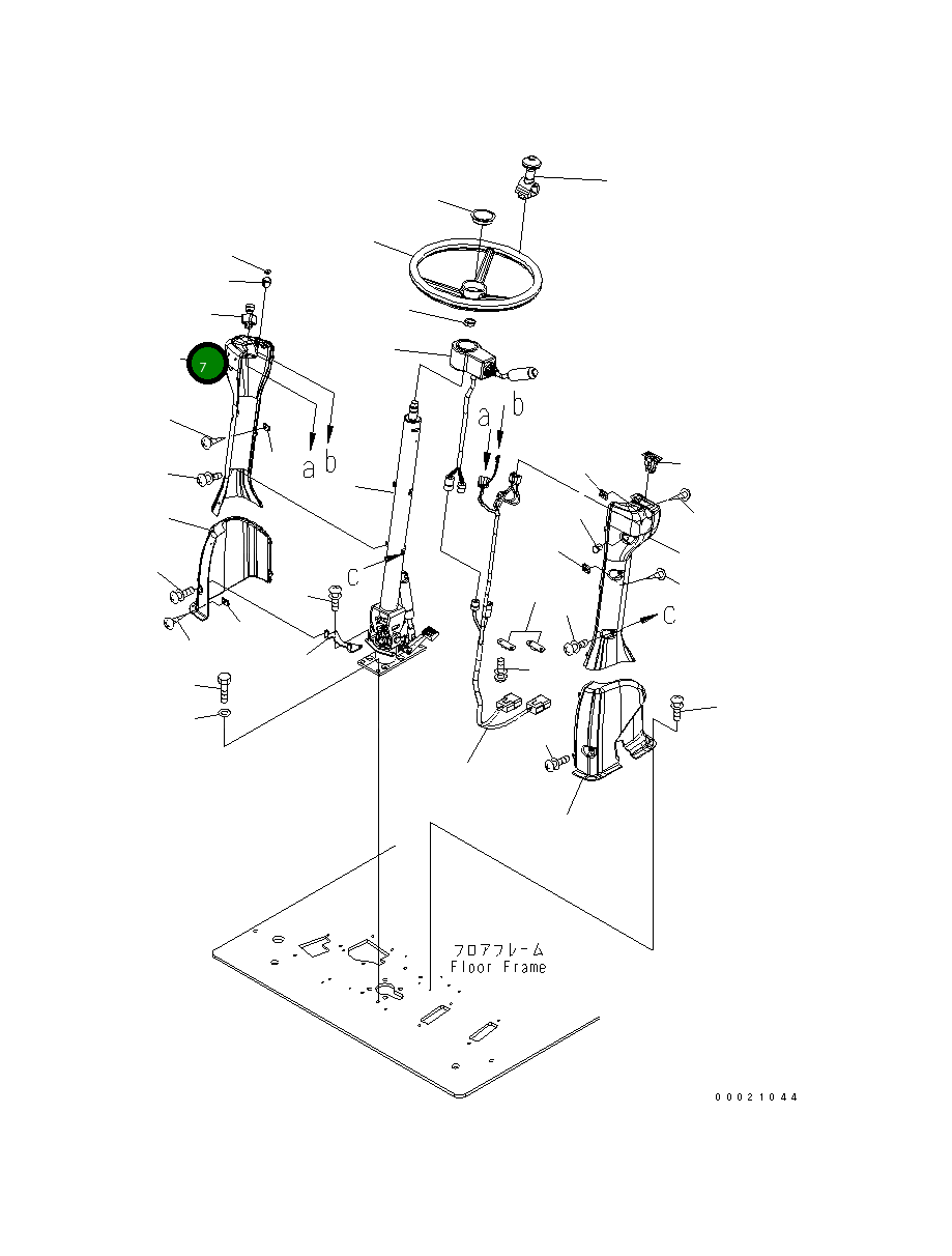Крышка 20K-40-31170 Komatsu