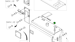 Крышка 2621-3011 Komatsu