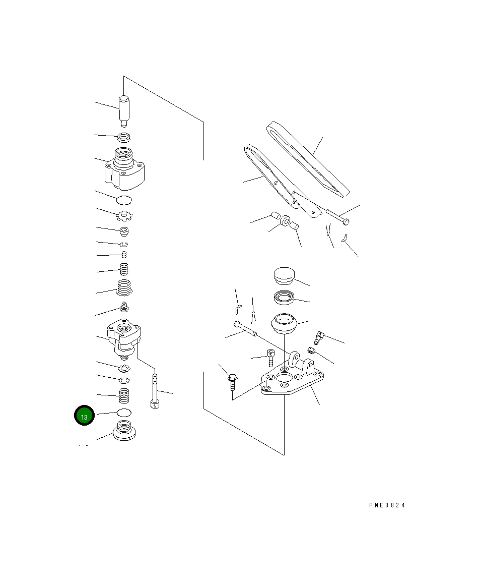 Кольцо уплотнительное (O-Ring) 07002-03634  Komatsu