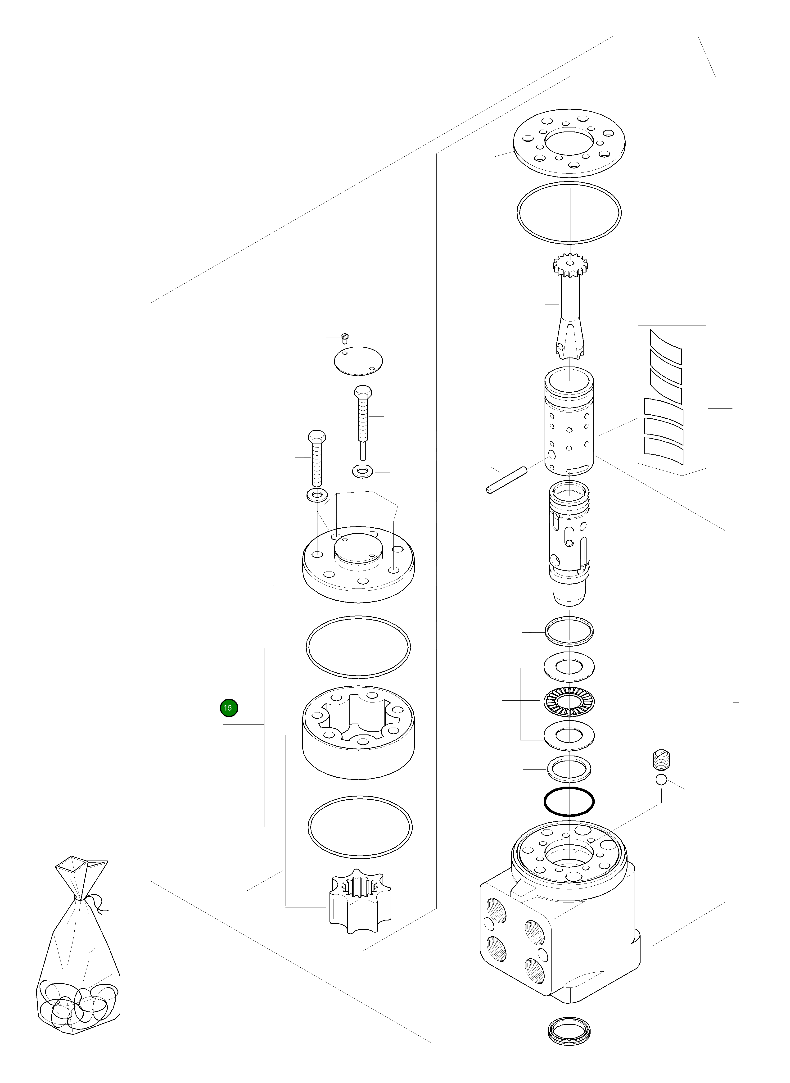 Кольцо уплотнительное (O-Ring) 421-64-H0P14 Komatsu