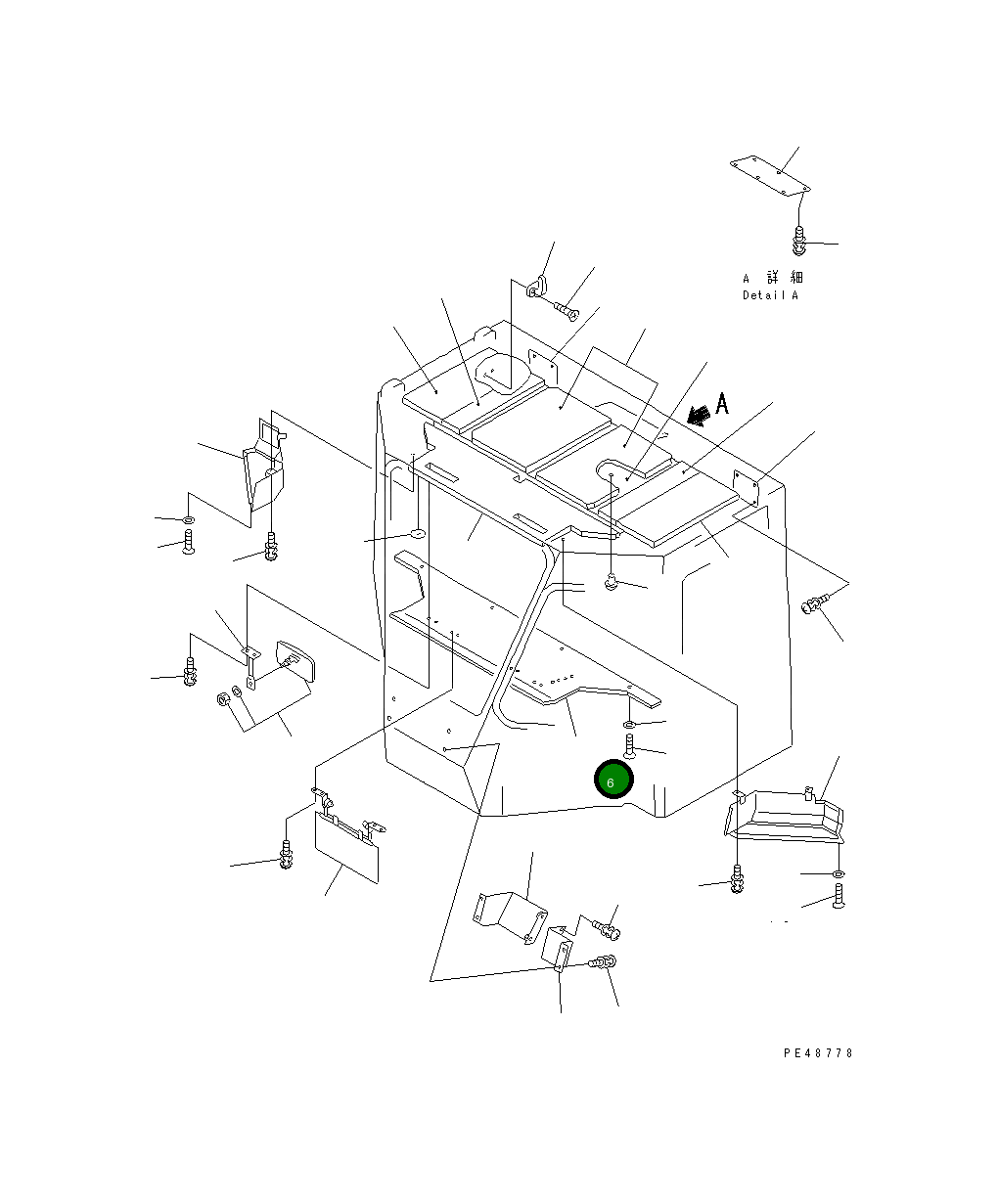 Крышка 418-923-2130 Komatsu