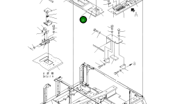 Крышка 207-54-KB840 Komatsu