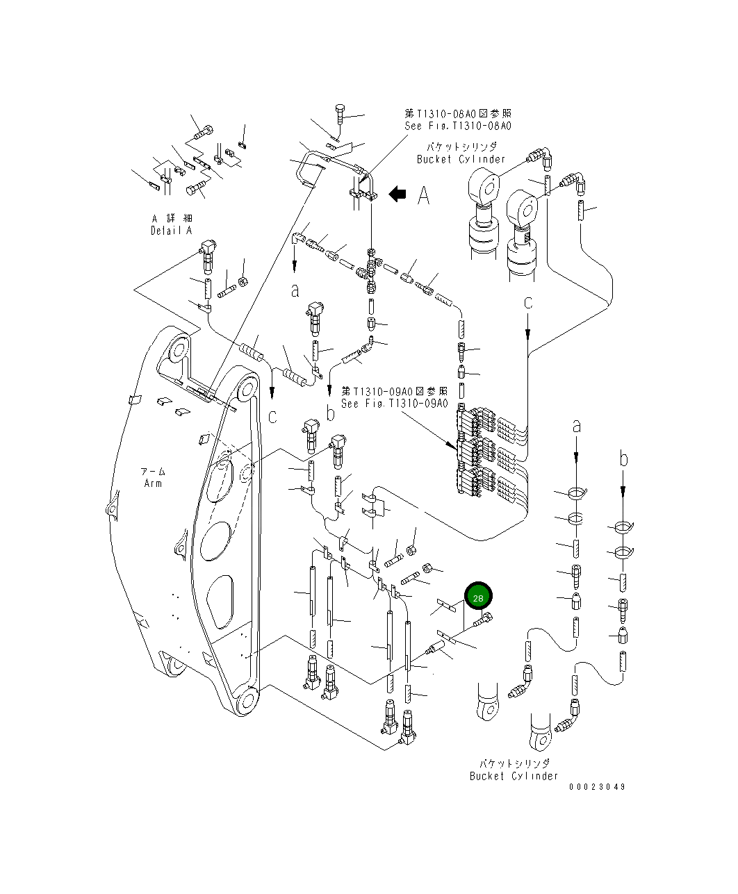 Болт DM34046599 Komatsu