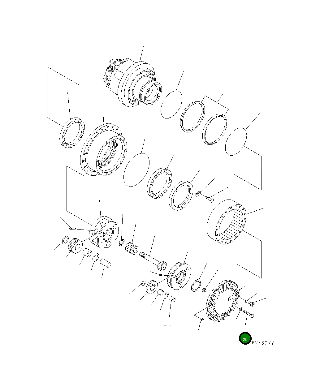 Болт 20Y-27-21360 Komatsu