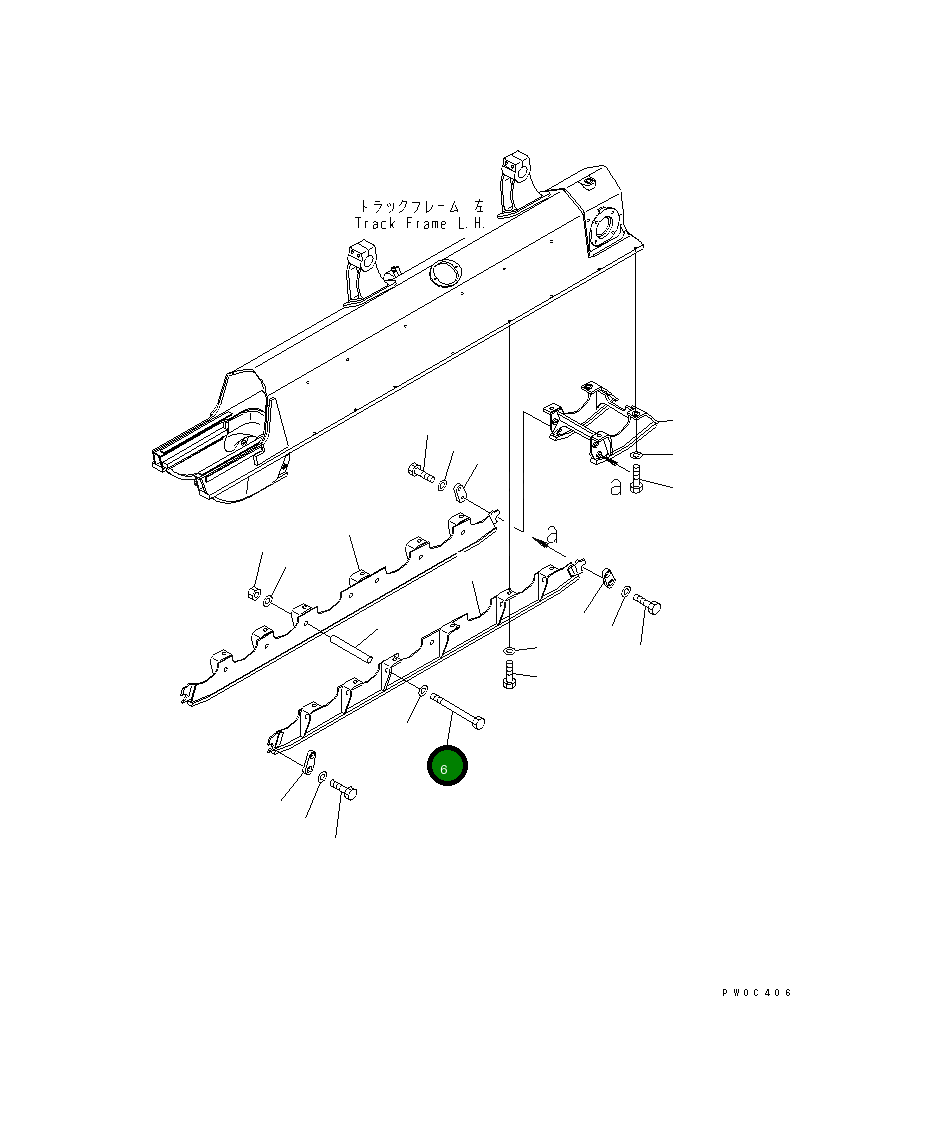 Болт 09205-18300 Komatsu