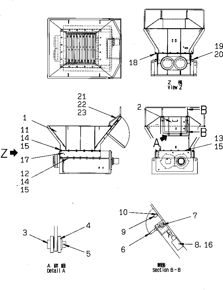 Болт 01010-52035  Komatsu