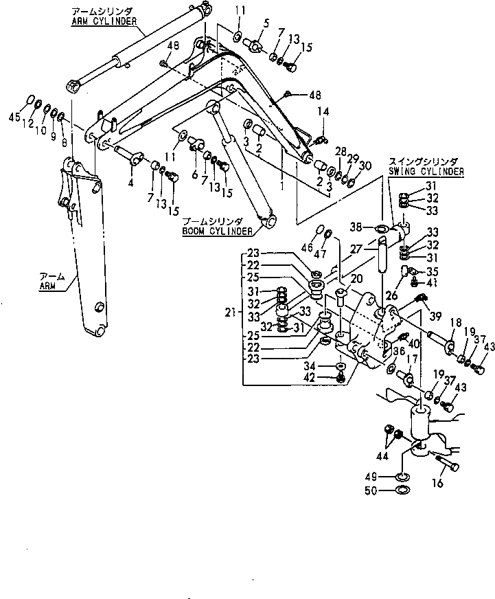 Болт YM26013-100202 Komatsu
