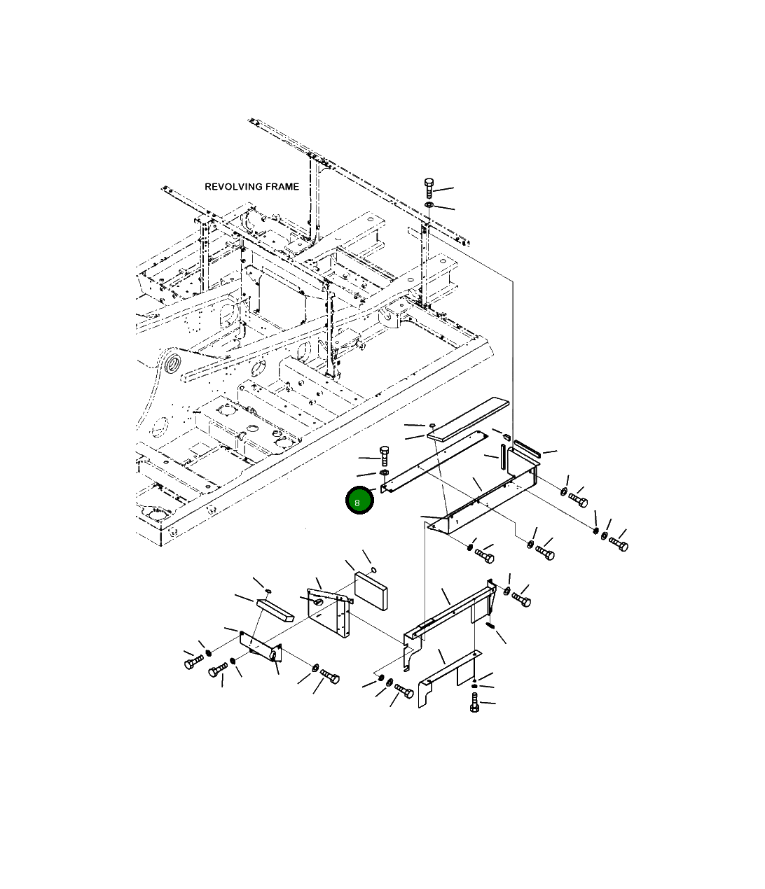 Крышка 208-54-42441 Komatsu