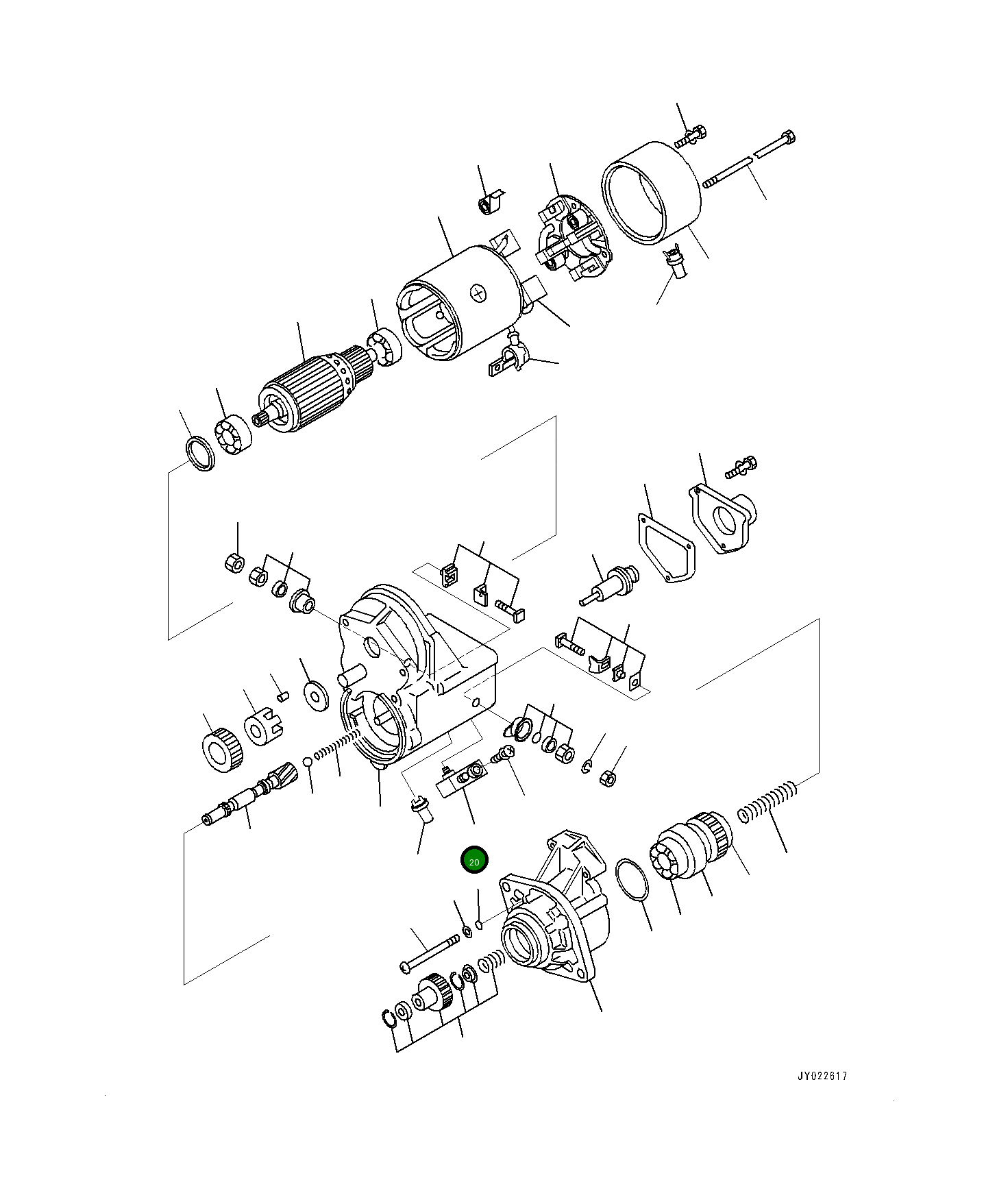 Болт ND053480-7590 Komatsu