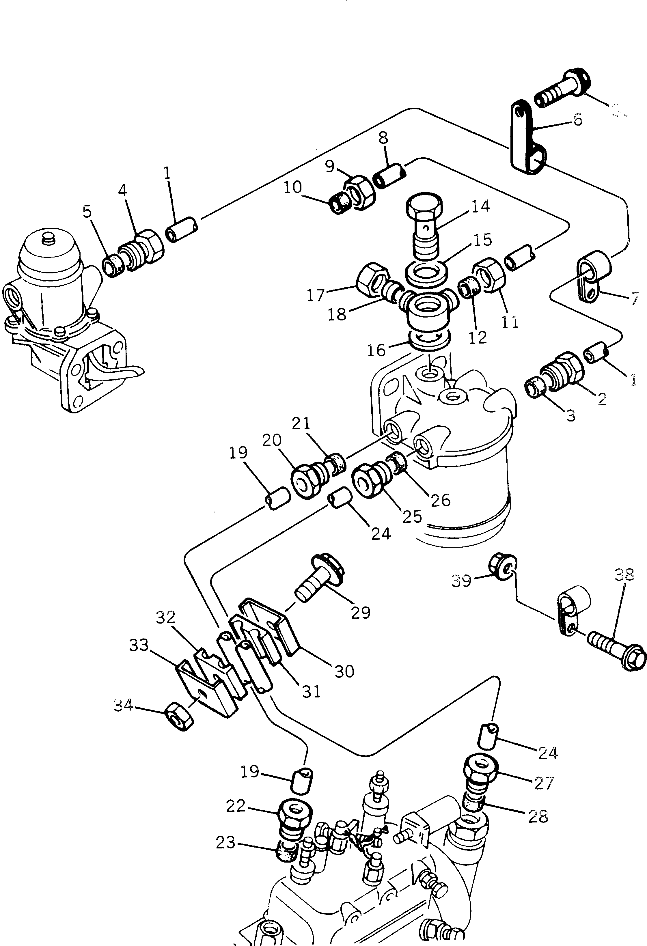 Болт PK0095344  Komatsu