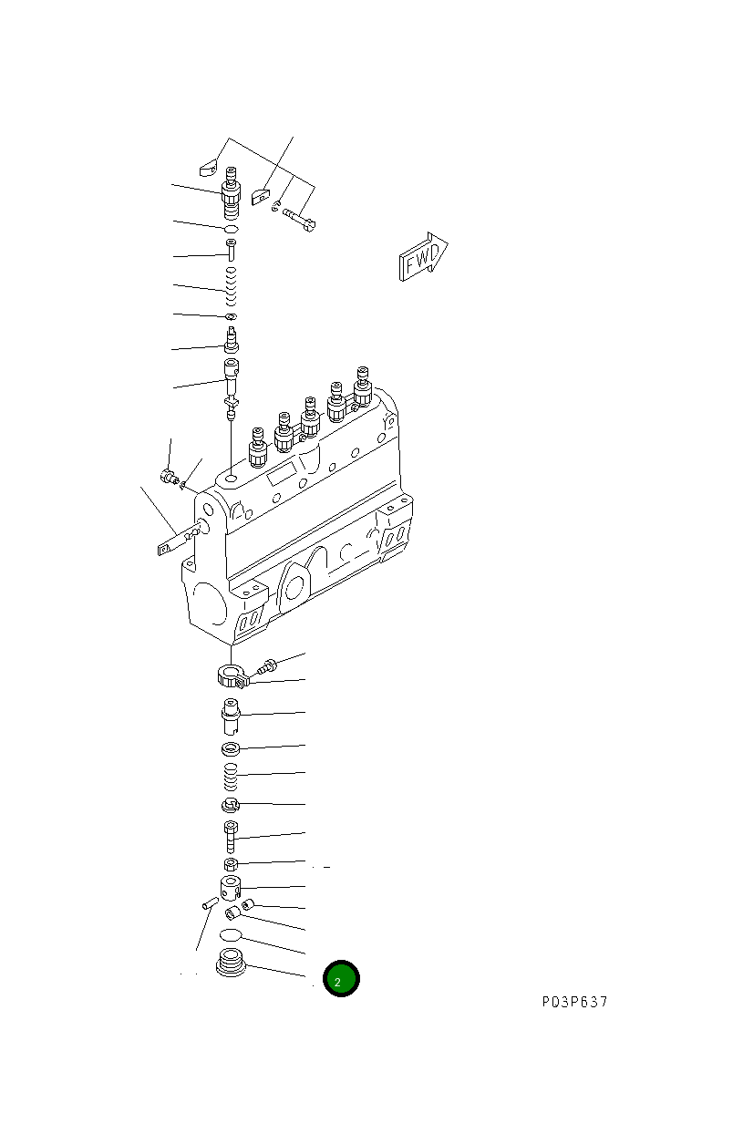 Кольцо уплотнительное (O-Ring) DK029633-4040 Komatsu