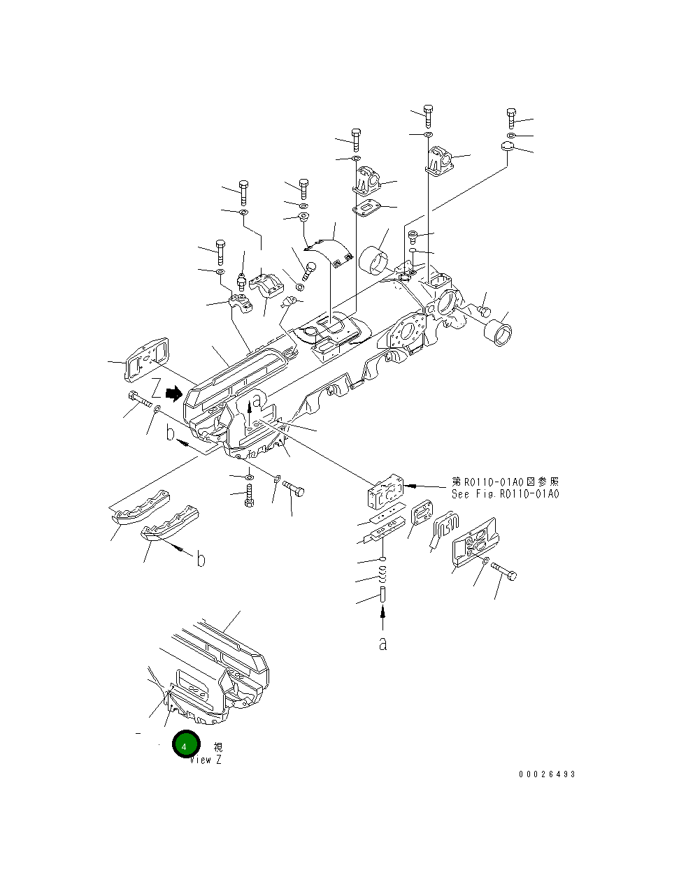 Крышка 19M-30-11840  Komatsu