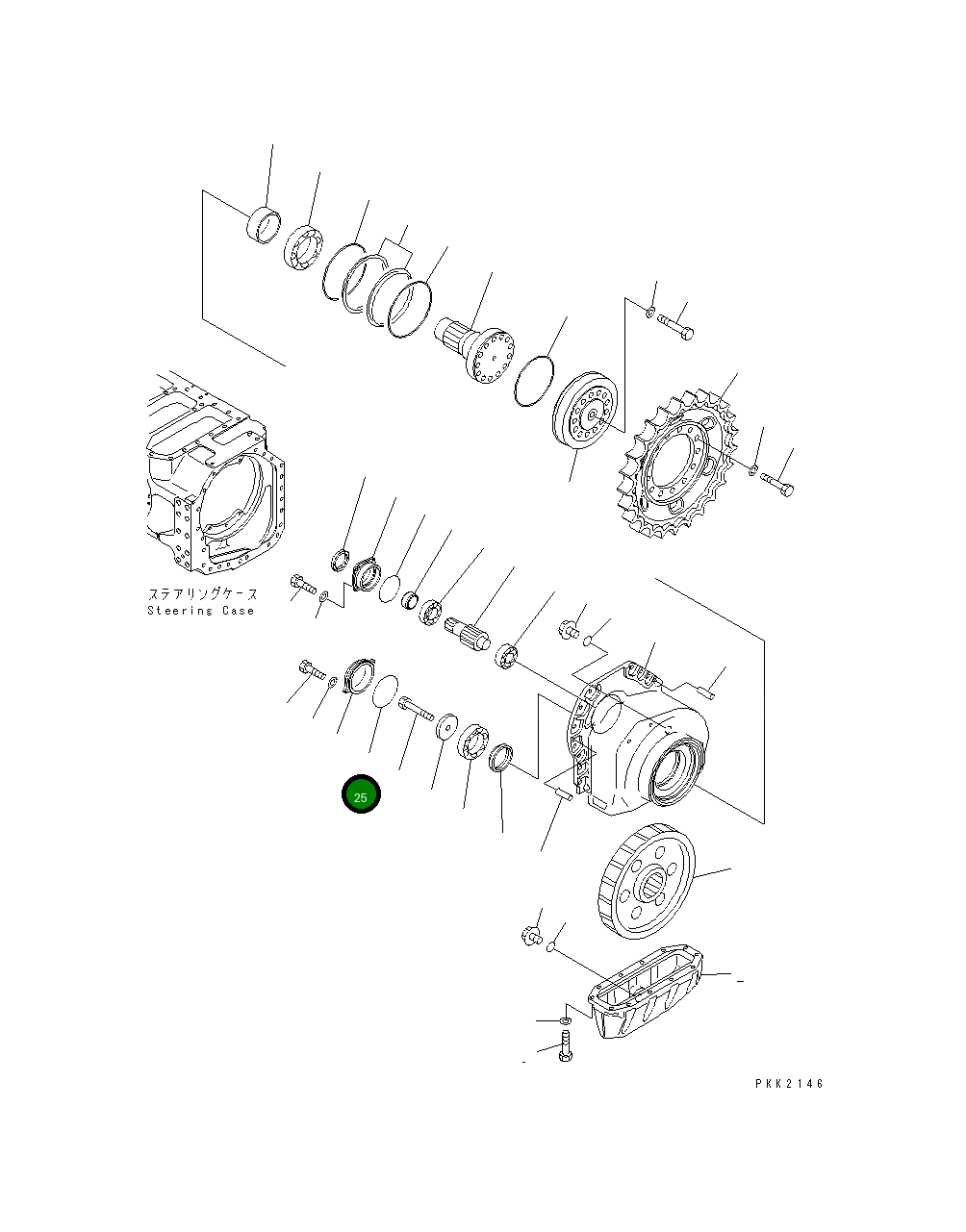 Кольцо уплотнительное (O-Ring) 195-30-36190 Komatsu
