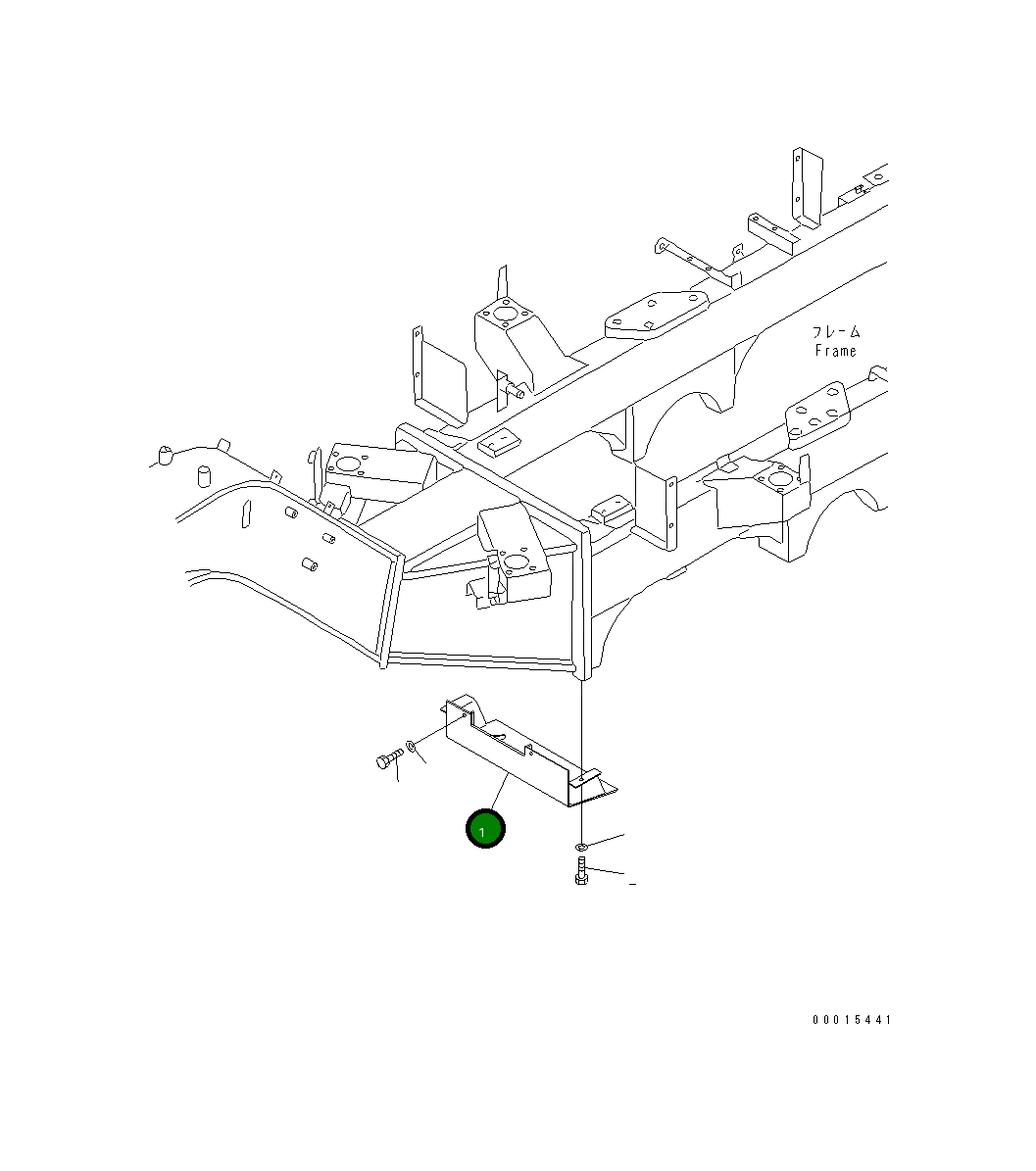 Крышка 23F-915-1110 Komatsu