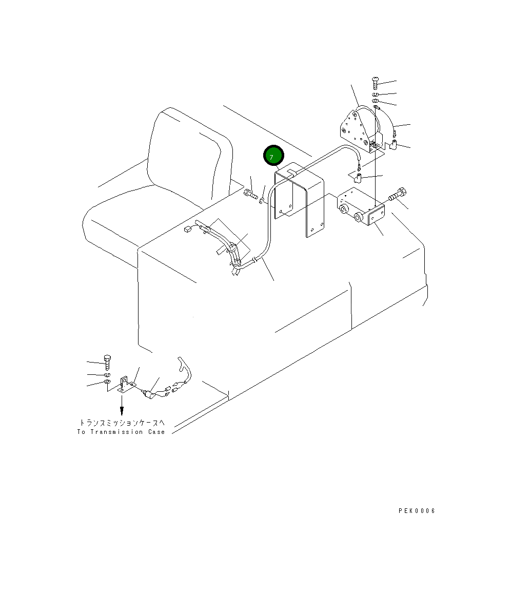 Крышка 130-A06-1221 Komatsu