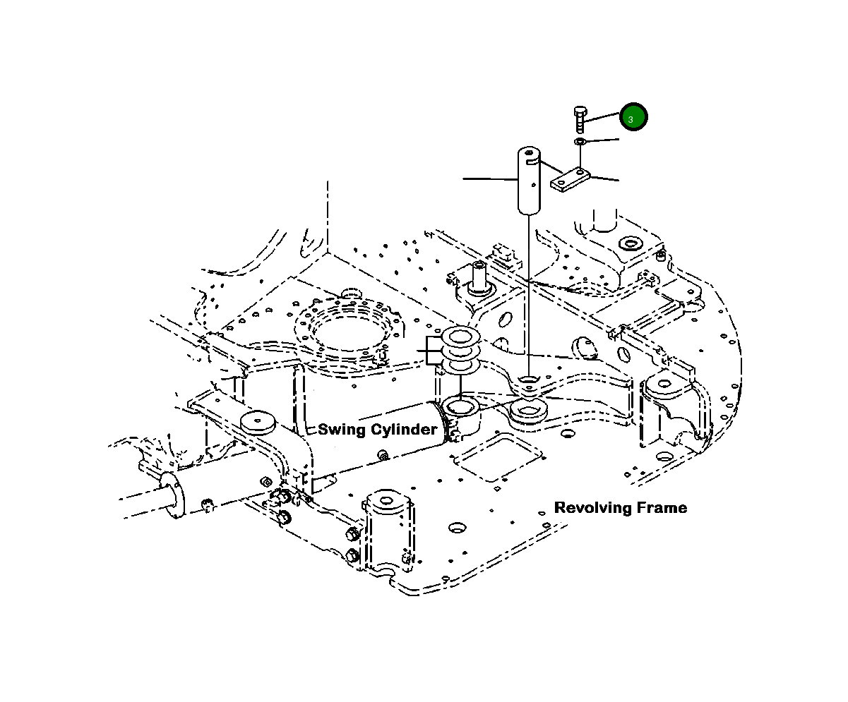Болт 01018-21645  Komatsu