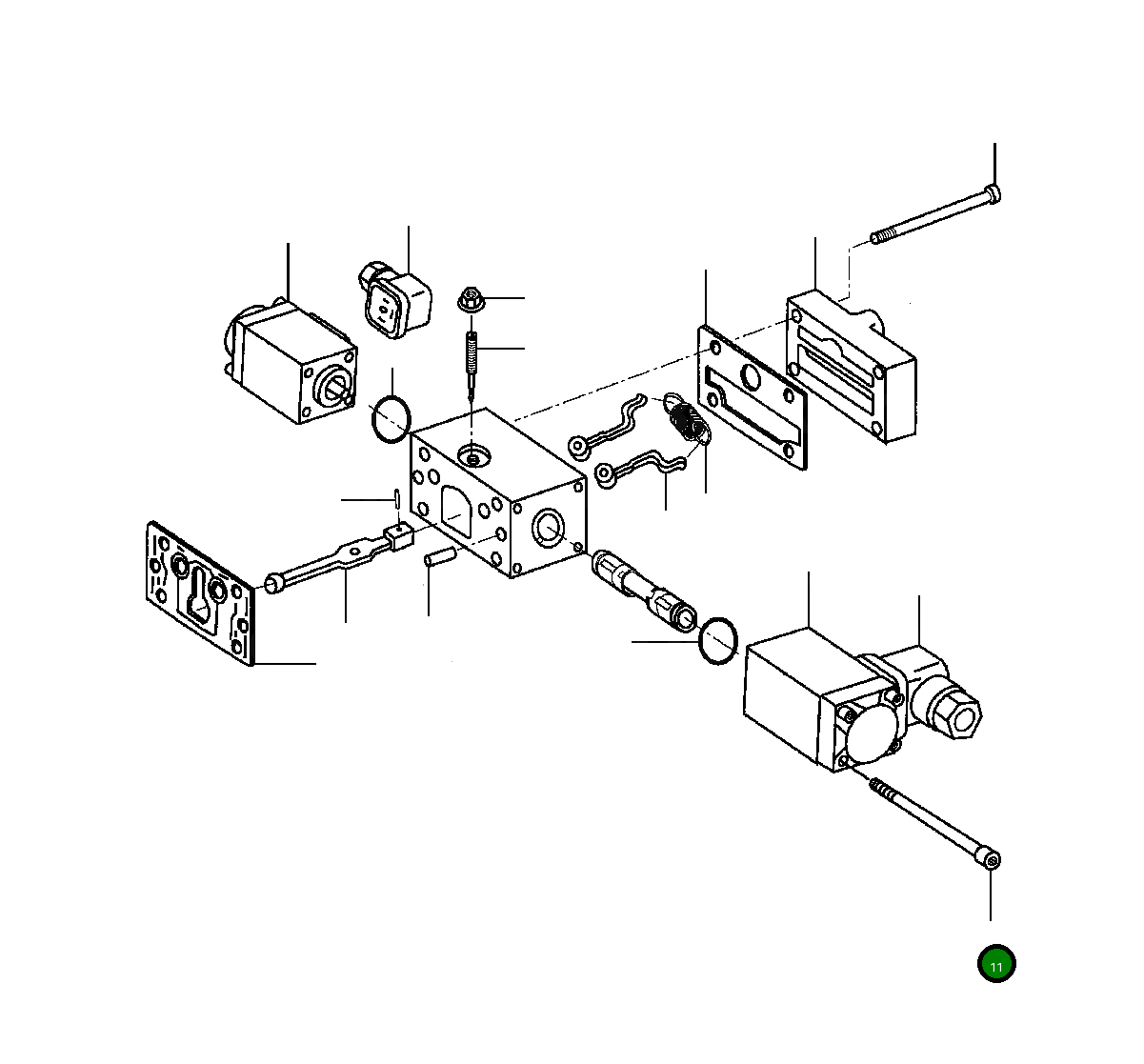 Болт 1434 159 H1 Komatsu
